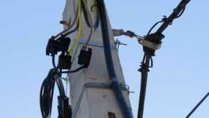 stalp curent electric