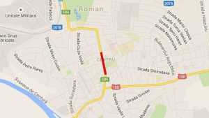 harta Roman centru blocat