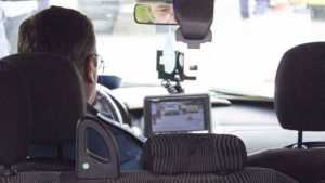 interior masina politie