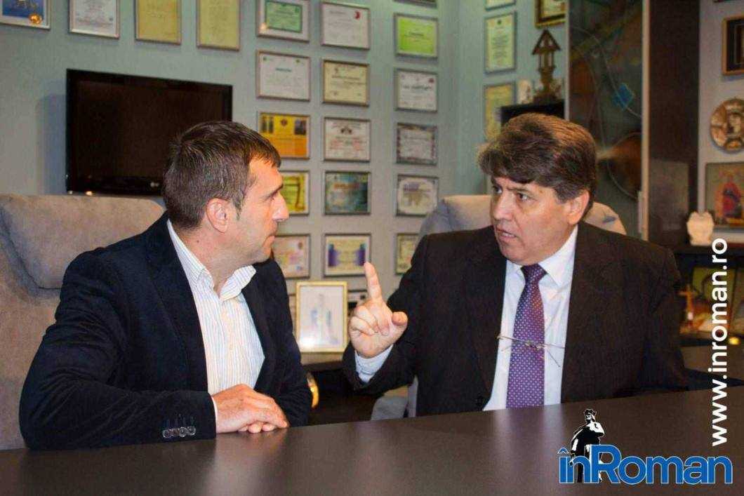 Proiecte comune Roman - Horia. Laurențiu Leoreanu și Cristian Baciu vor colabora pentru dezvoltarea zonei 2 Cristi Baciu Leoreanu 7293