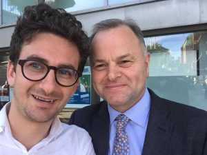 Iulian Bulai si presedintele parlamentului norvegian