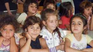 copii rromi satul olimpic fabricii danubiana