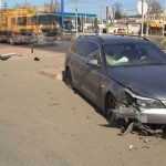 accident gara semafor doborat 4