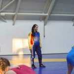 Mihaela Obreja lupte antrenament la Clubul Sportiv 2603