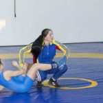 Mihaela Obreja lupte antrenament la Clubul Sportiv 2609