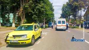batran accidentat de taxi 1