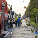 furtuna in Roman E85 stalp rupt 3548