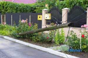 furtuna in Roman Spitalul de Psihiatrie stalp rupt 3558