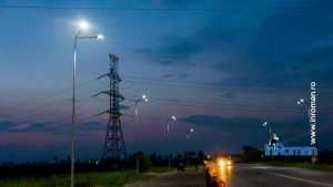 inaugurare sistem de iluminare sens giratoriu Dedeman 4556