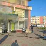 Foto: Incendiu la florăria Stil din cartierul Favorit 11 pompieri incendiu florarie Stil Favorit 7624