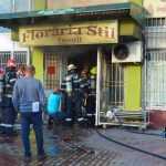 Foto: Incendiu la florăria Stil din cartierul Favorit 34 pompieri incendiu florarie Stil Favorit 7767