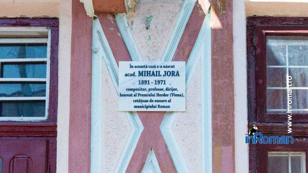 placa comemorativa Mihail Jora