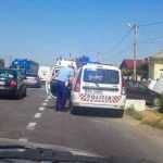 accident masina rasturnata in Traian 2