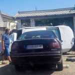 accident masina rasturnata in Traian 3