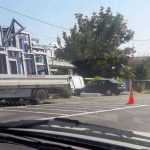 accident masina rasturnata in Traian 6