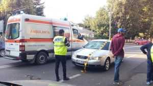 accident pieton bulevardul Roman Musat 1