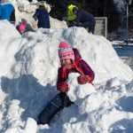 Foto: Om de zăpadă uriaș în Piața Roman-Vodă 6 constructie om de zapada DSC 8695
