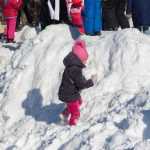 Foto: Om de zăpadă uriaș în Piața Roman-Vodă 11 constructie om de zapada DSC 8723