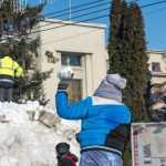 Foto: Om de zăpadă uriaș în Piața Roman-Vodă 14 constructie om de zapada DSC 8736