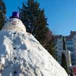 Foto: Om de zăpadă uriaș în Piața Roman-Vodă 31 constructie om de zapada DSC 8949