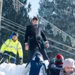 Foto: Om de zăpadă uriaș în Piața Roman-Vodă 23 constructie om de zapada Lucian Micu Daniel Ursu DSC 8812