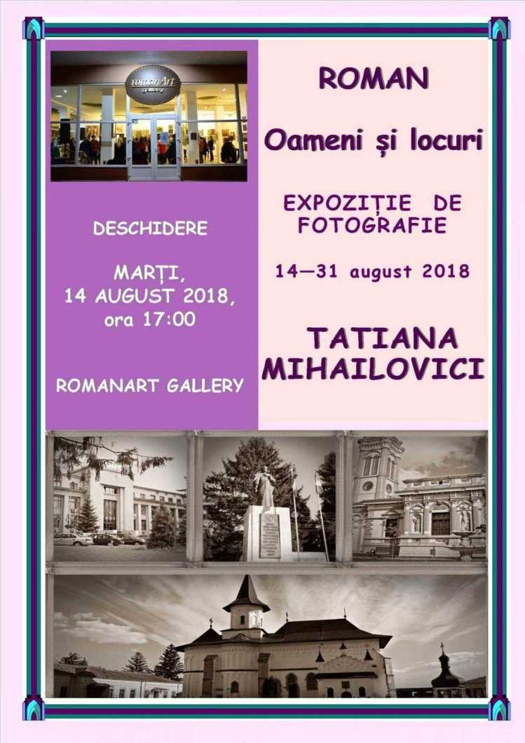 afis expozitie Tatiana Mihailovici