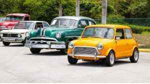 masina retro clasica raliu