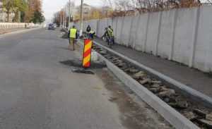 strada Mihai Viteazu trotuar pavele