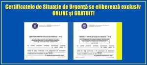 Certificate Situatii de Urgenta