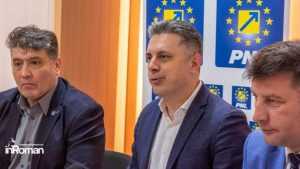 Conferinta de presa PNL 1693 Laurentiu Leoreanu Mugur Cozmanciuc Lucian Micu 2