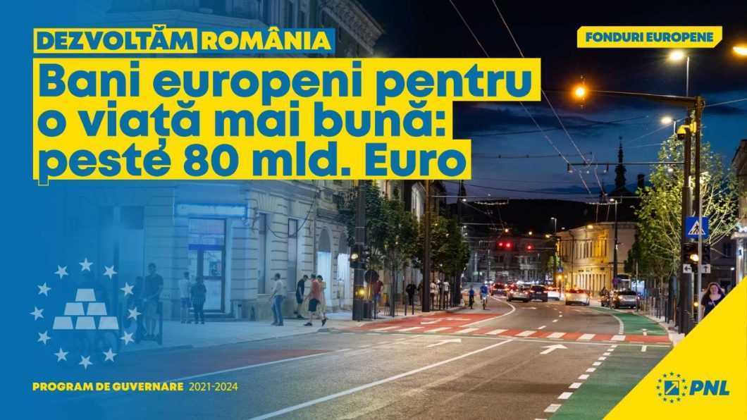 PNL banner Bani Europeni